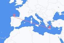 Flights from Asturias in Spain to Heraklion in Greece