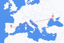 Flyrejser fra Madrid, Spanien til Kherson, Ukraine