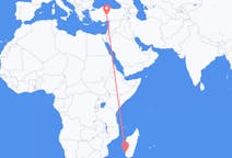 Flyg från Toliara, Madagaskar till Nevsehir, Turkiet