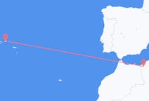 Vols de Tlemcen, Algérie vers Terceira, portugal