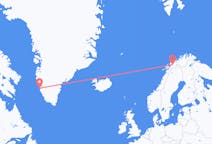 Flüge von Nuuk, Grönland nach Bardufoss, Norwegen