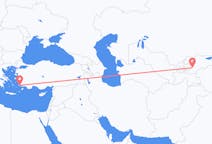 出发地 吉尔吉斯斯坦出发地 奧什目的地 希腊科斯岛的航班