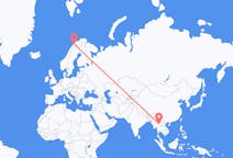 Flights from Chiang Rai Province, Thailand to Andselv, Norway