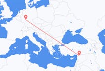 Flyrejser fra Aleppo til Frankfurt
