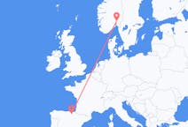 Vols depuis la ville d'Oslo vers la ville de Vitoria-Gasteiz