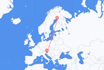 Flyreiser fra Rijeka, Kroatia til Uleåborg, Finland