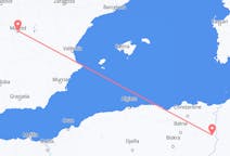 Flyrejser fra Tebessa, Algeriet til Madrid, Spanien
