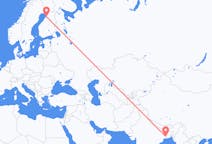 Flights from Kolkata, India to Oulu, Finland