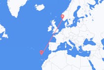 Flyreiser fra Funchal, Portugal til Stavanger, Norge