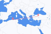 Flyrejser fra Béjaïa, Algeriet til Ankara, Tyrkiet