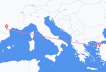 Рейсы из Каркассона, Франция в Эдремит, Турция