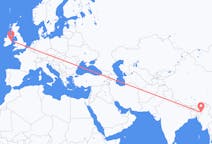 Flyreiser fra Imphal, India til Dublin, Irland