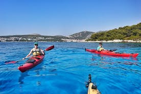 Aventura en kayak de mar desde la isla de Hvar hasta las islas Pakleni