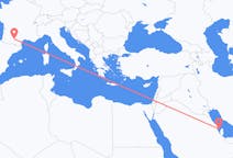 Flyg från Manama, Bahrain till Toulouse, Frankrike