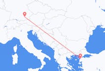 Flyg från Çanakkale till München