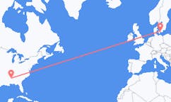 Flyg från Columbus, USA till Köpenhamn, Danmark