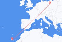 Flights from San Sebastián de La Gomera, Spain to Poznań, Poland