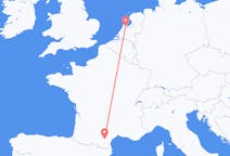 Flüge von Amsterdam, die Niederlande nach Carcassonne, Frankreich