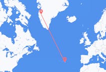 Flyg från Ponta Delgada, Portugal till Kangerlussuaq, Grönland