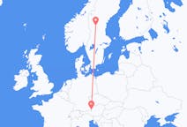 Flights from Sveg, Sweden to Salzburg, Austria