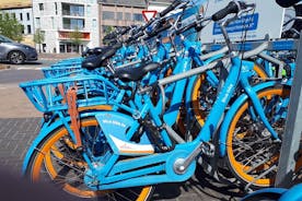 Você pode acompanhar sua viagem de um dia sob medida em Mechelen através do seu celular (de bicicleta)