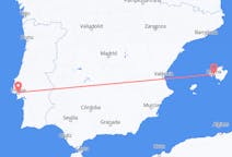 Flyrejser fra Palma de Mallorca, Spanien til Lissabon, Portugal