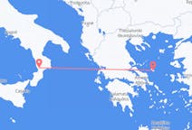 Vols depuis la ville de Lamezia Terme vers la ville de Skyros
