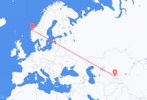 Flyreiser fra Tasjkent, Usbekistan til Ålesund, Norge