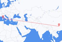 Flyreiser fra Zhangjiajie, Kina til Olbia, Italia