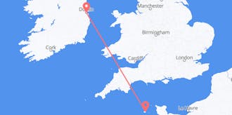 Flyrejser fra Guernsey til Irland