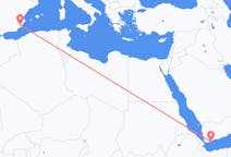 Flug frá Aden til Murcia