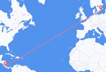 Flyreiser fra San José, Costa Rica til Kalmar, Sverige