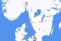 Flyreiser fra København, Danmark til Oslo, Norge