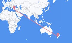 出发地 新西兰霍基蒂卡目的地 土耳其安塔利亚的航班