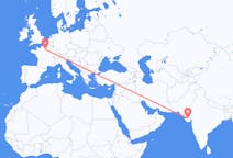 Flights from Rajkot, India to Paris, France