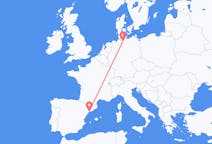 Flyreiser fra Hamburg, Tyskland til Reus, Spania