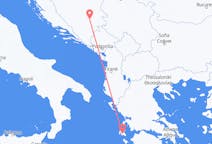 Flights from Kefallinia to Sarajevo