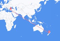 Flyreiser fra Blenheim, New Zealand til Antalya, Tyrkia
