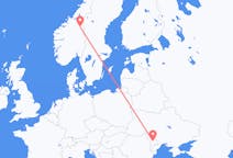 Flyg från Chișinău, Moldavien till Röros, Norge
