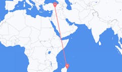 Flyreiser fra Île Sainte-Marie, Madagaskar til Malatya, Tyrkia