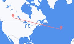 Flyg från Saskatoon till Flores