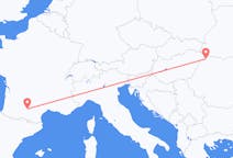 Fly fra Satu Mare til Toulouse