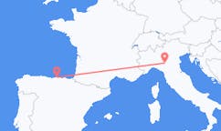 Flights from Santander, Spain to Parma, Italy
