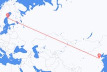 Flights from Jinan, China to Vaasa, Finland
