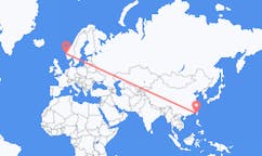 Flyreiser fra Tainan, Taiwan til Bergen, Norge
