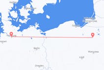 Flights from Szymany, Szczytno County, Poland to Hamburg, Germany