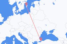 Flyrejser fra Visby til Istanbul