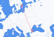 Flyreiser fra Visby, Sverige til Istanbul, Tyrkia