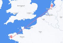 Flyreiser fra Quimper, Frankrike til Amsterdam, Nederland
