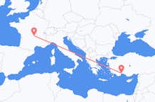 Vluchten van Clermont-Ferrand naar Antalya